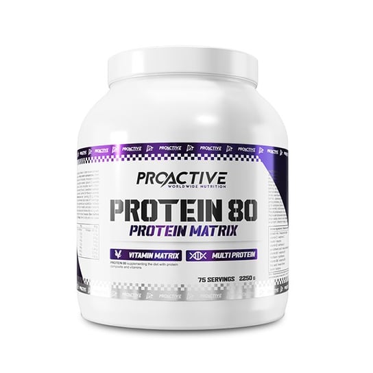 Białko Odżywka Białkowa Proactive Protein 80 - 2250G Chocolate Pistachio Proactive