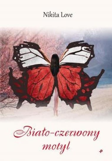 Biało-czerwony motyl Love Nikita