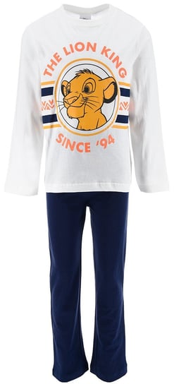 Biało - granatowa piżama dla chłopca Disney - Król Lew rozmiar 104 cm Disney