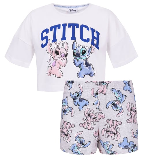 Biało-Szara Piżama Dziewczęca Andzia I Stitch Disney 10-11 Lat 146 Cm Disney