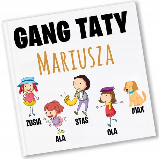 Biały Album Na Zdjęcia Prezent Dla Ojca Gang Taty4 Inna marka