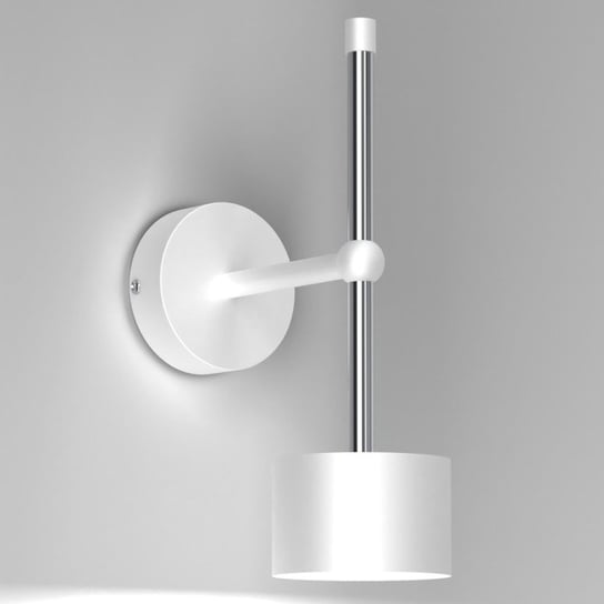 Biały kinkiet ARENA nowoczesna lampa ścienna do salonu Milagro
