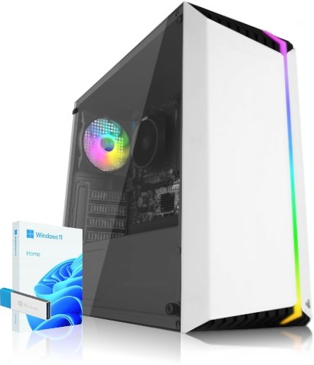 BIAŁY KOMPUTER GAMINGOWY DO GIER NOVA X8 / RYZEN 3 / VEGA 8 / 32GB / SSD Actina