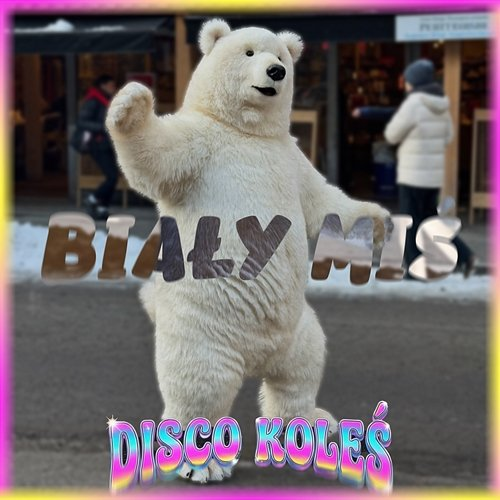 Biały Miś Disco Koleś