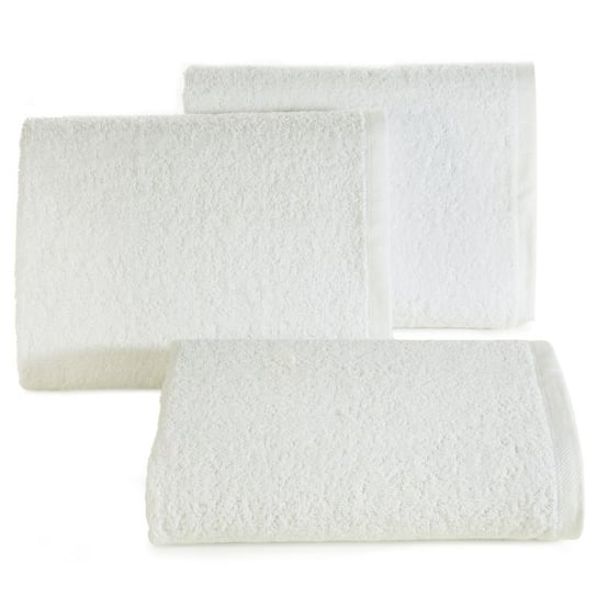 Biały ręcznik gładki klasyczny miękki 100X150 Eurofirany