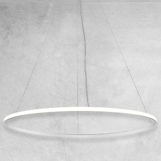 Biały ring wiszący Agari metalowa lampa LED 51W 4000K hol Shilo