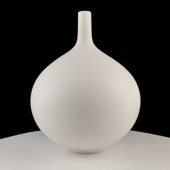Biały Wazon Dekoracyjny Ceramiczny Sevilla - 24cm Inna marka