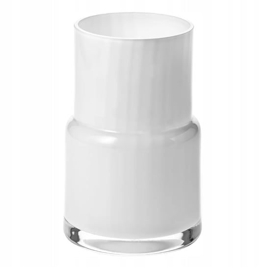 Biały wazon Synergy KROSNO 20cm szklany Krosno