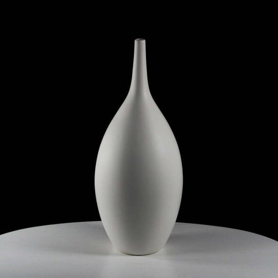 Biały Wysoki Dekoracyjny Wazon Ceramiczny Ozdobny Sevilla - 47Cm Inna marka