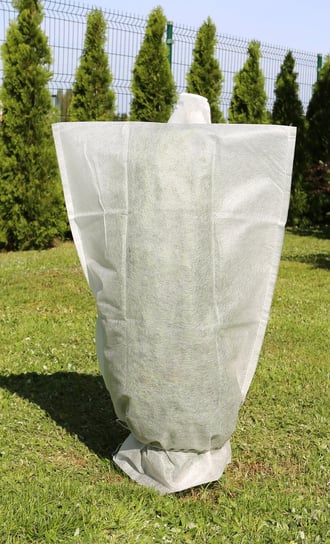Biały, zimowy kaptur ochronny na rośliny 50g/m² 50 x 80 cm sarcia.eu