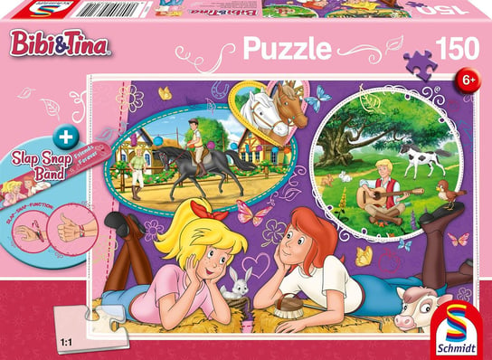 Bibi I Tina Puzzle Z Bajki 150 El. Dla Dziecka 7+ Wysoka Jakość Schmidt