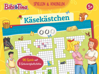 Bibi & Tina Käsekästchen Spieleblock Schwager & Steinlein