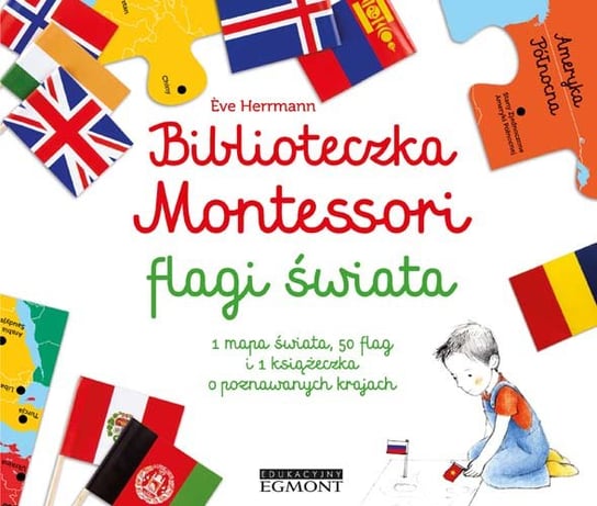 Biblioteczka Montessori. Flagi świata Herrmann Eve