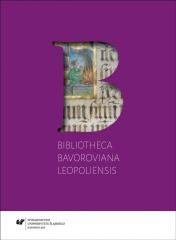 Bibliotheca Bavoroviana Leopoliensis Opracowanie zbiorowe