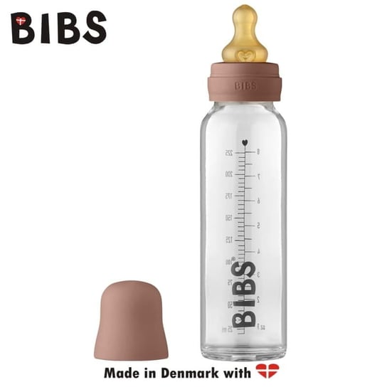 Bibs Baby Glass Bottle Woodchuck Antykolkowa Butelka Szklana Dla Niemowląt 225 Ml Bibs
