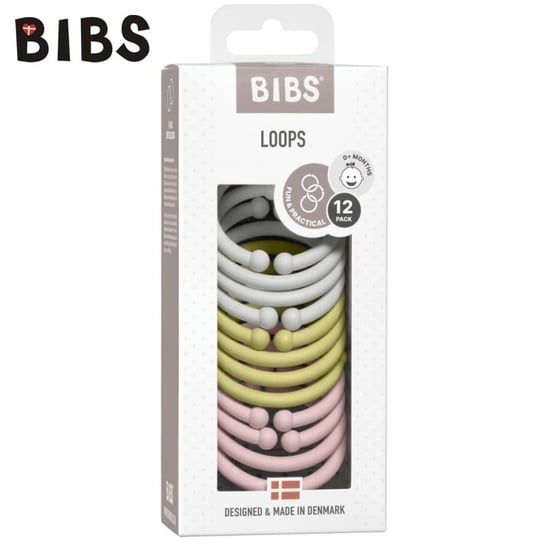 BIBS LOOPS 12-PACK - HAZE & MEADOW & BLOSSOM Bibs