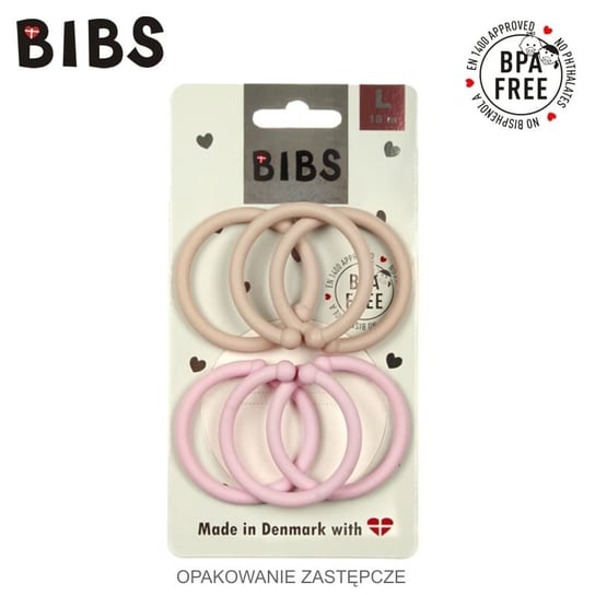 BIBS LOOPS 6-PACK - BLUSH & BABY PINK Bibs