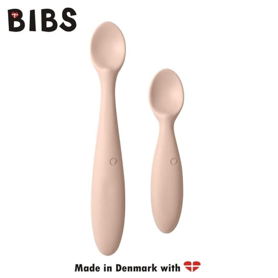 Bibs Spoon Set Blush 2 Łyżeczki Silikonowe Bibs