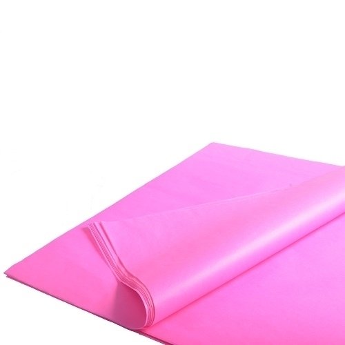Bibuła gładka 50x70cm różowa - 100 arkuszy Neopak