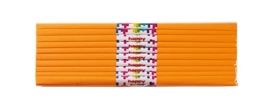 Bibuła marszczona, 50cm x 200cm, pomarańczowa, Happy Color Happy Color