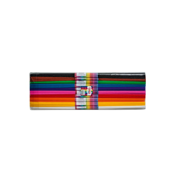 Bibuła marszczona, Mix A, 50x200 cm, 10 rolek Happy Color