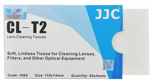 Bibułki Papierki Czyszczące Do Optyki 50 Szt. Jjc /  Cl-t2 JJC