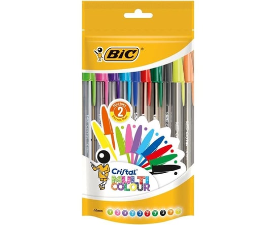 BIC, Długopis atramentowy, Cristal Multicolor, 20szt. BIC