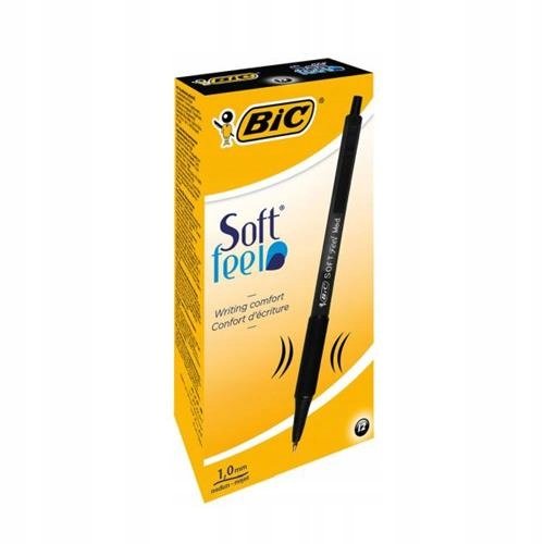 Bic Długopis Softfeel Clic Czarny 12Szt BIC