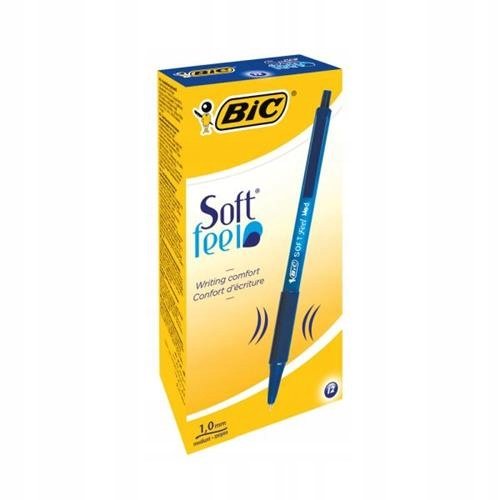 Bic Długopis Softfeel Clic Niebieski 12Szt BIC
