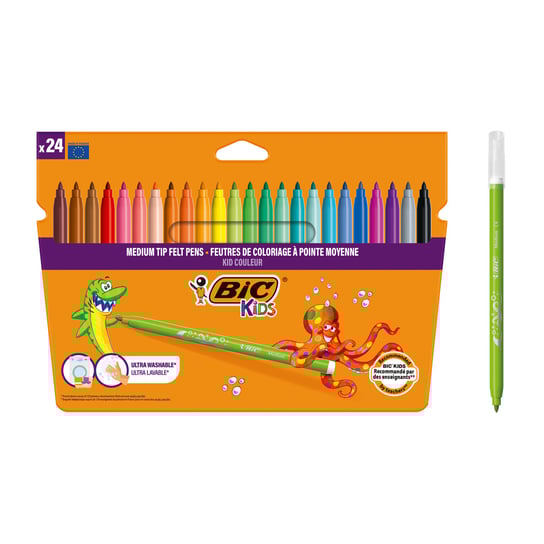 BIC Kids Kid Couleur Flamastry Pudełko 24szt BIC