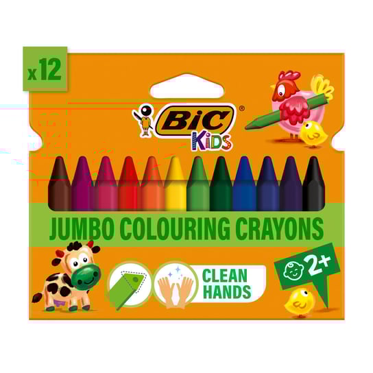 BIC Kids Plastidecor Triangle Kredki świecowe Pudełko 12szt BIC