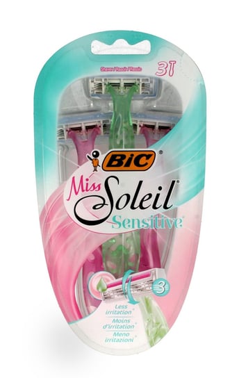 Bic, Miss Soleil 3 Sensitive, maszynka do golenia, 3 szt. BiC