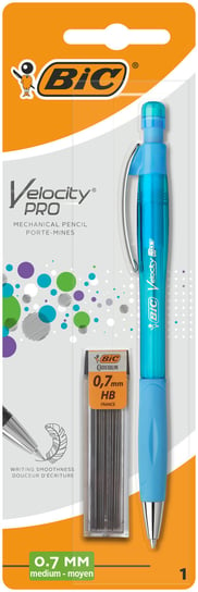 BIC, ołówek z gumką bic velocity pro 0.7mm mmp + rysiki 1 szt. mix. blister BIC