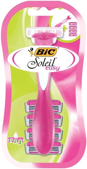 Bic, Soleil Easy, maszynka do golenia, 1 szt. + wkłady, 4 szt. BiC