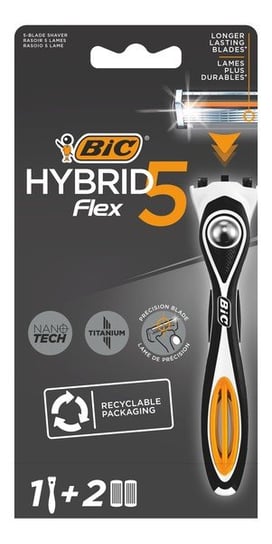 Bic System Maszynka do golenia Hybrid Flex 5 Blister 1 szt + wymienne wkłady BiC
