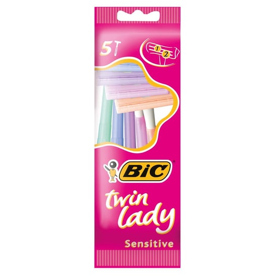 Bic, Twin Lady, Maszynka do golenia, 5 szt. BiC