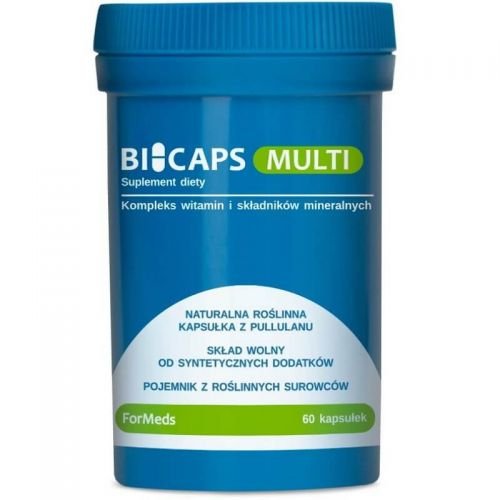 Bicaps Multiwitaminy i kompleks składników mineralnych Suplement diety, 60 kaps. ForMeds Formeds