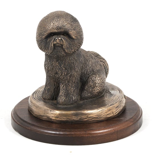 Bichon Frise, Tenerife Dog - statuetka psa, figurka do biura, trofeum na wystawę psów marki Art-Dog Art-Dog