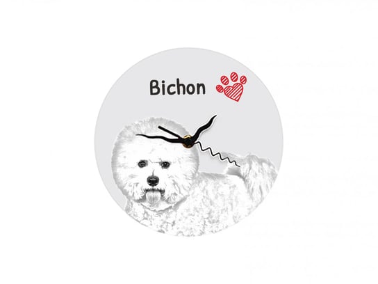 Bichon Frise zegar ze zdjęciem psa Art-Dog Inna marka