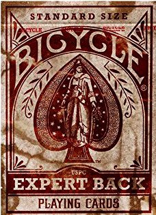 Bicycle, karty do gry Expert Back RED U.S. Playing Card Company