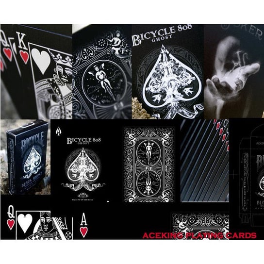 Bicycle, karty do gry Ghost Black Ellusionist Bicycle