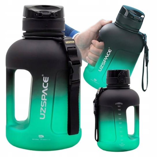 Bidon Butelka na wodę sportowa duża na siłownię fitness w podróż 1700 ml UZSPACE