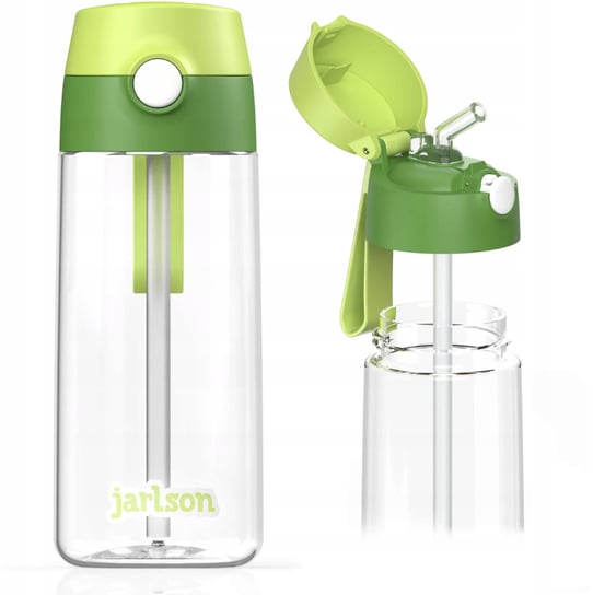 Bidon dla dzieci tritanowy na wodę 500ml Zielony Butelka + słomka bez BPA Inna marka