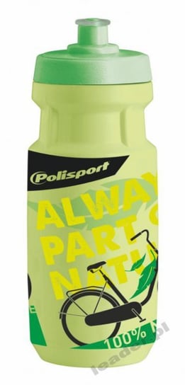 Bidon Rowerowy Butelka 500 Ml (Ziel/Clear) POLISPORT