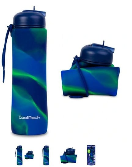 Bidon Silikonowy 600 Ml Pump Girls Blue Coolpack, Patio CoolPack
