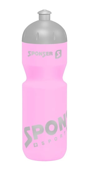 Bidon SPONSER NET pink transparent / silver 750 ml (NEW) SPONSER