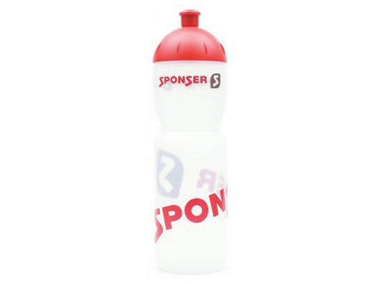 Bidon Sponser Net Transparent / Red 750 Ml (New) SPONSER