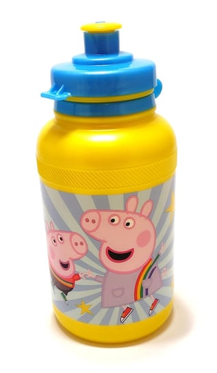 Bidon Świnka Peppa 400 ml. Żółty Stor