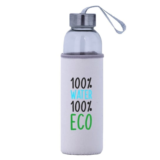 Bidon Szklany Biały 17 (100% Water 100% Eco) Rezon