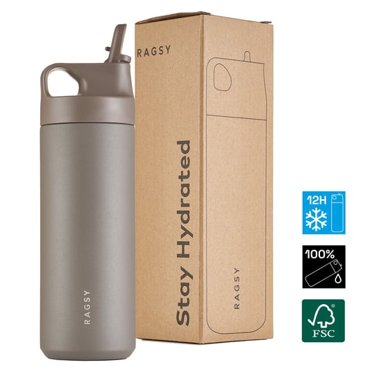 Bidon Termiczny ADV 500 ml 12h sportowy - Mocha Ragsy